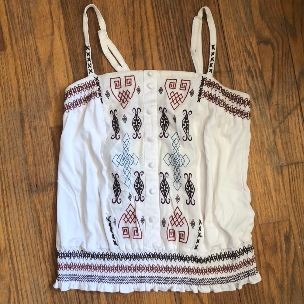 Embroidered Aztec Tank - Picture 2 of 7